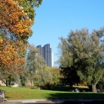 Herbst in den Hamburger Wallanlagen.